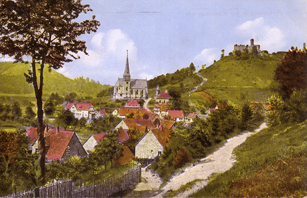 Kaiserslautern, Hohenecken-Postkarte